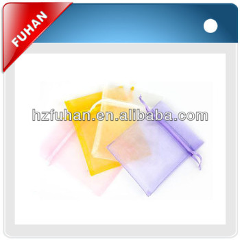 Fast delivery colored mesh jewelry bags