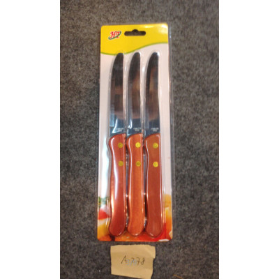 A-278 Hight Quality  Top Sale Wholesale Stainless Steel  Knife Set In Yiwu Market