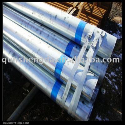 Round galvanizing steel tube