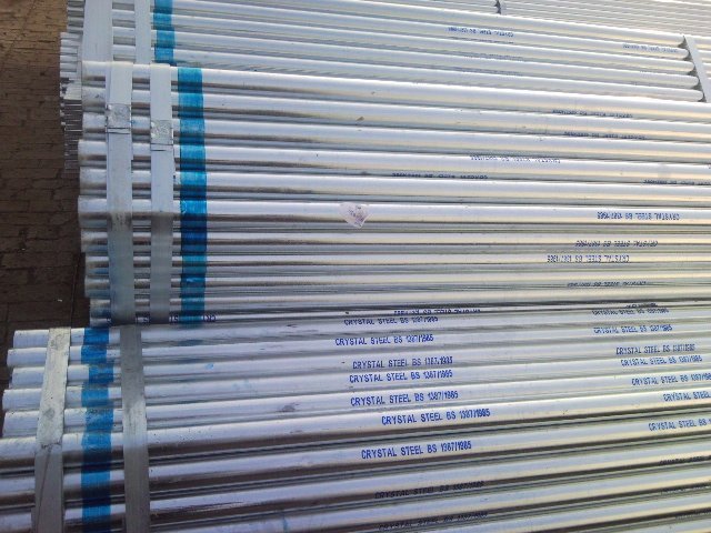 Erw MS galvanized pipes for EMT