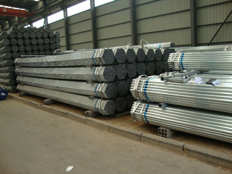 zinc coated steel tube for fire fighting equipment
