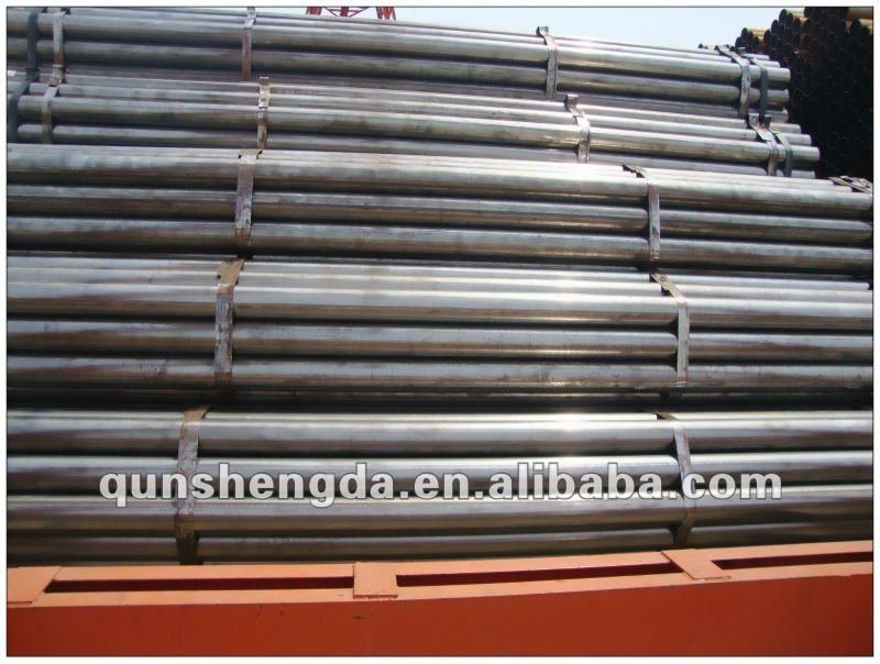 ASTMA500 grade a black welded Steel tubing for Construction