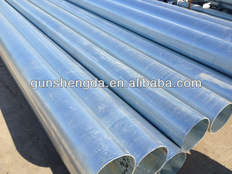 zinc plated steel tubes