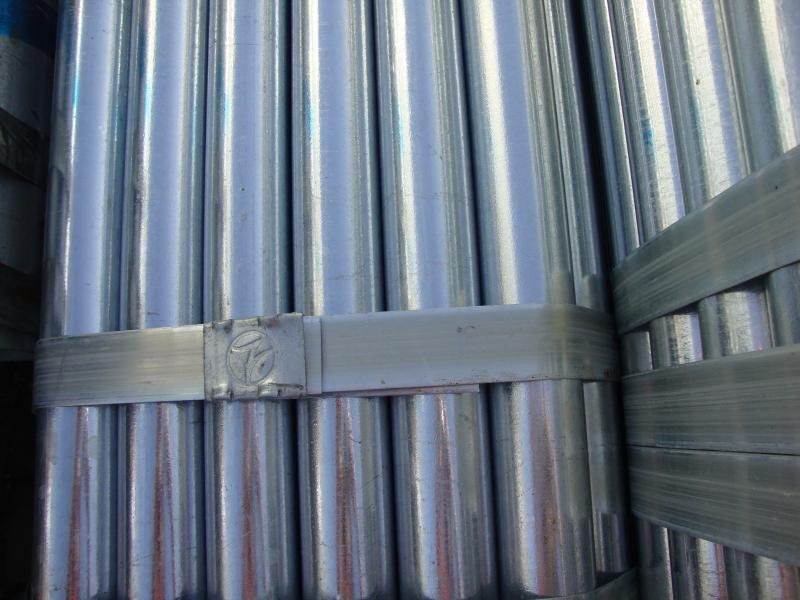 galvanized steel pipe with threading & coupling