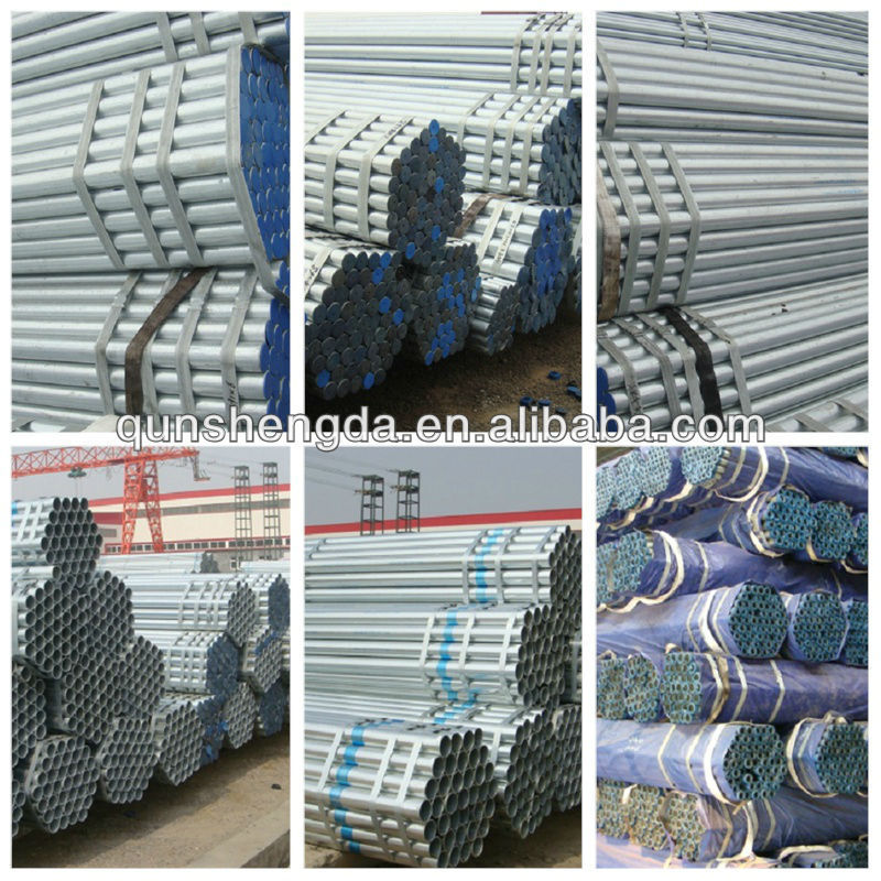 Galvanized steel tubes ASTM A53