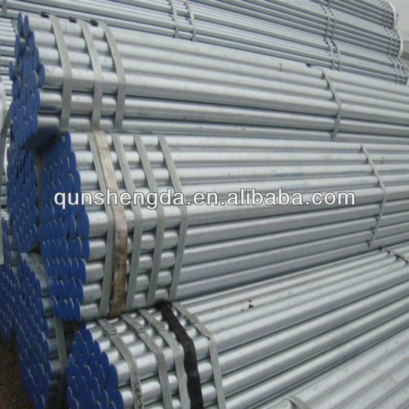 Hot galvanized pipes Q235