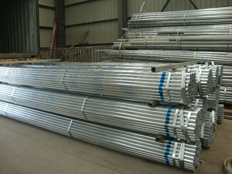 zinc coated steel tubes for project