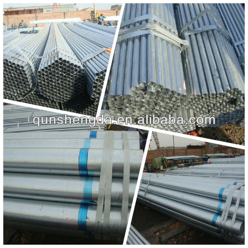 standard zinc coating steel pipe