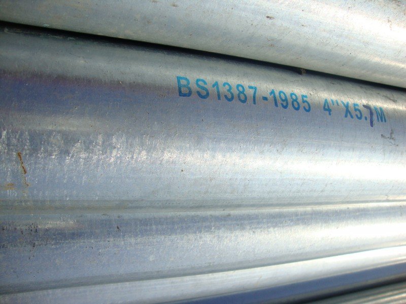 bs1387 Hot Galvanized Steel Pipe