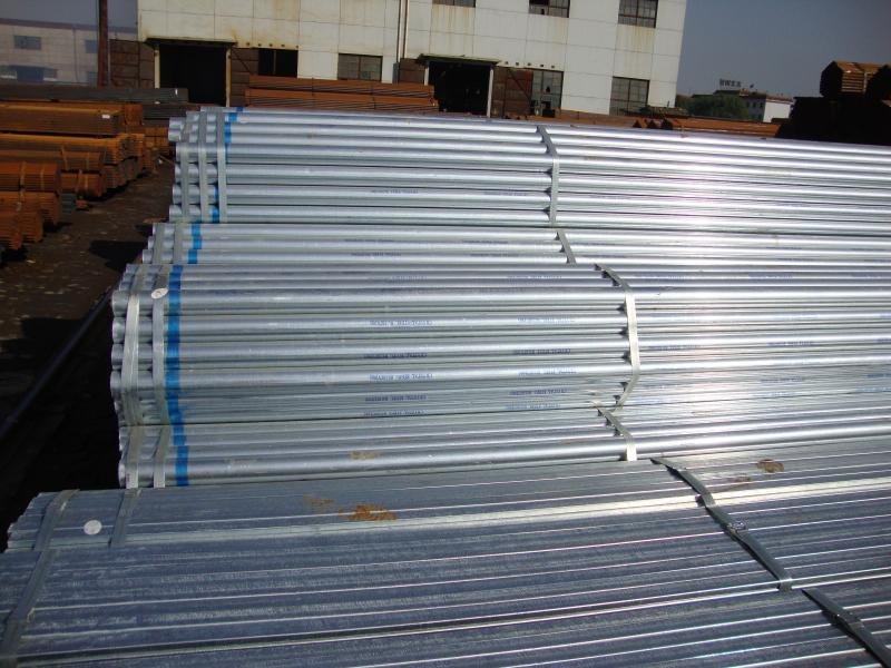 Hot rolled pre- galvanized steel pipe for structure using in tianjin