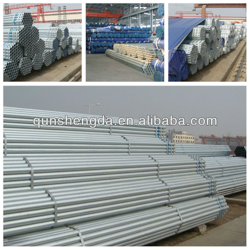 zinc coated pipe for building