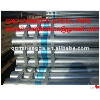 BS 1387 ERW Hot Dipped Galvanized Steel Pipe
