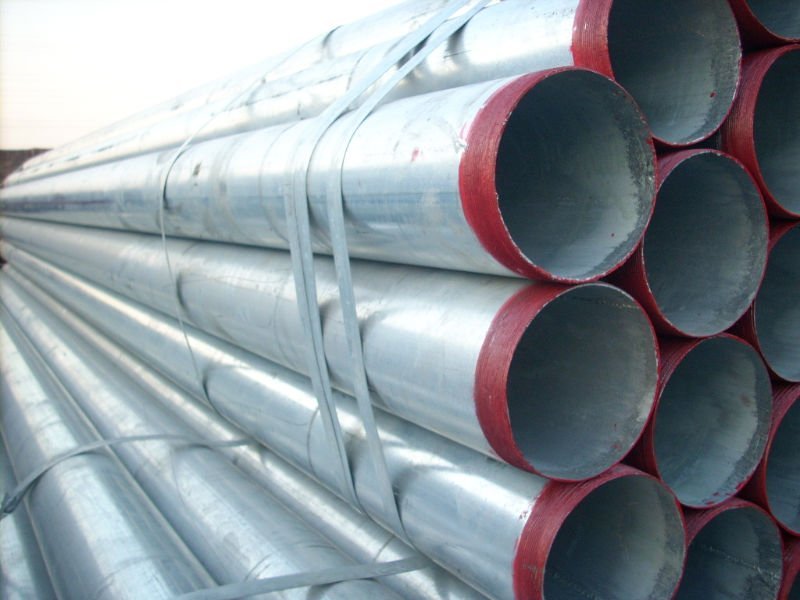 A106 hot GI pipe for liquid transport
