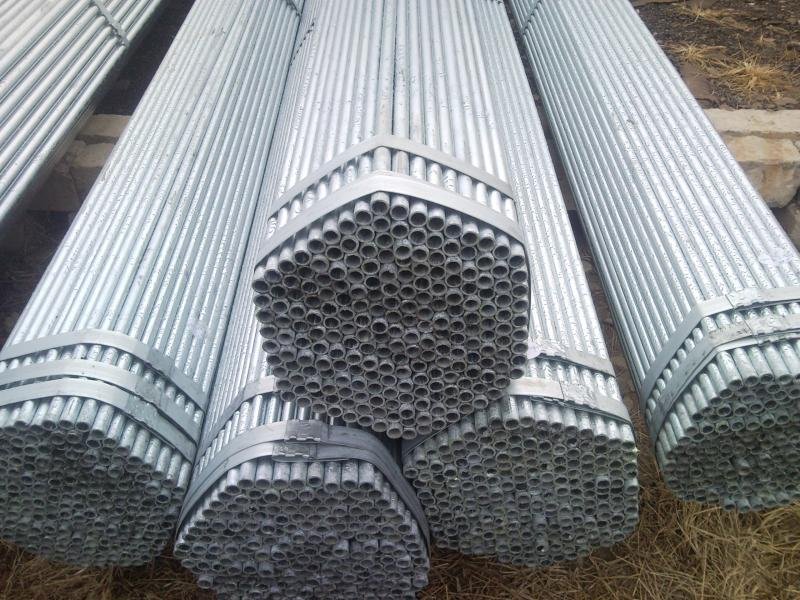 Hot Galvanized Steel Pipe for fence / building