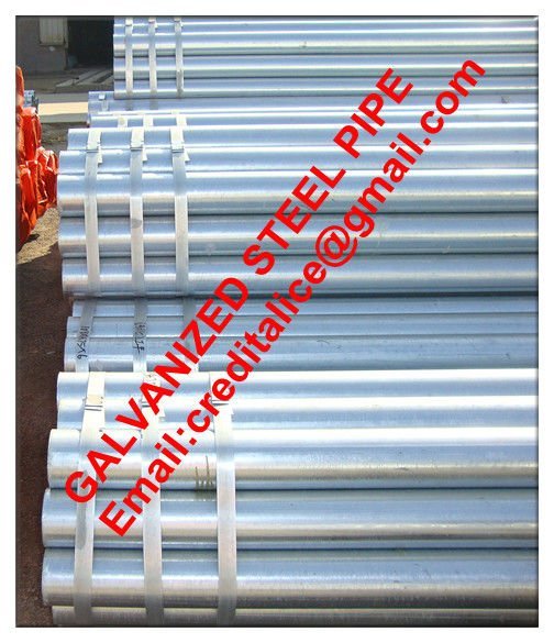 Q235/Q345 Hot Dipped MS Galvanized Steel Pipe
