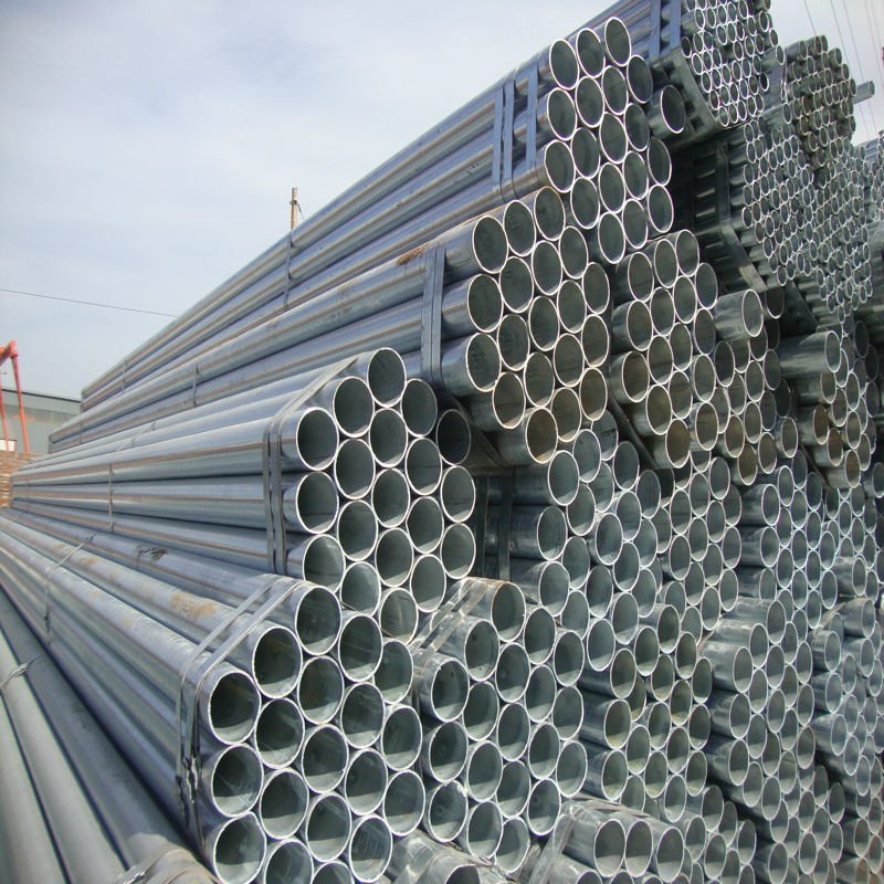export screwed hot Dip Galvanized Steel Pipe
