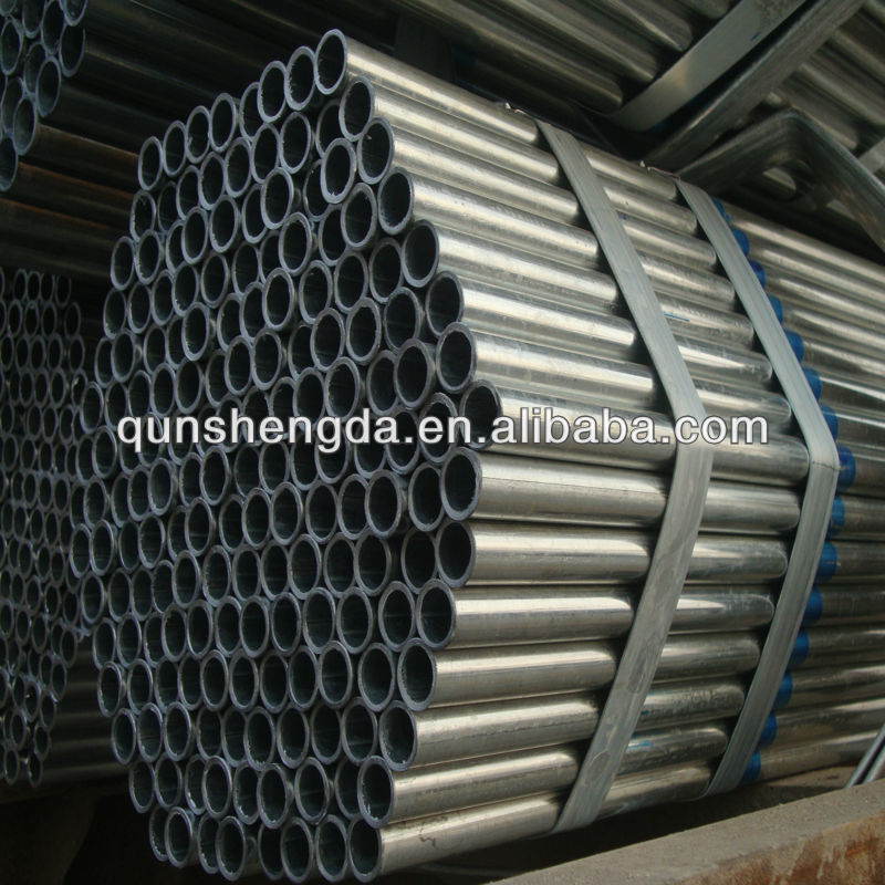 tianjin hot gi or pre-galvanized steel pipe