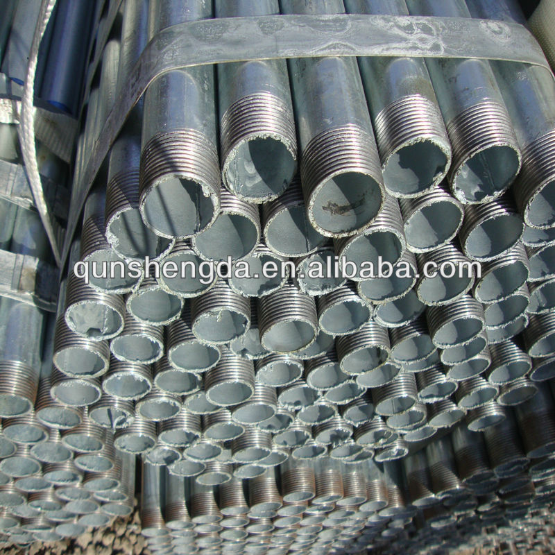bs1387 ERW galvanized steel pipe