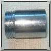 welded galvanized steel pipe thread with coupling and cap