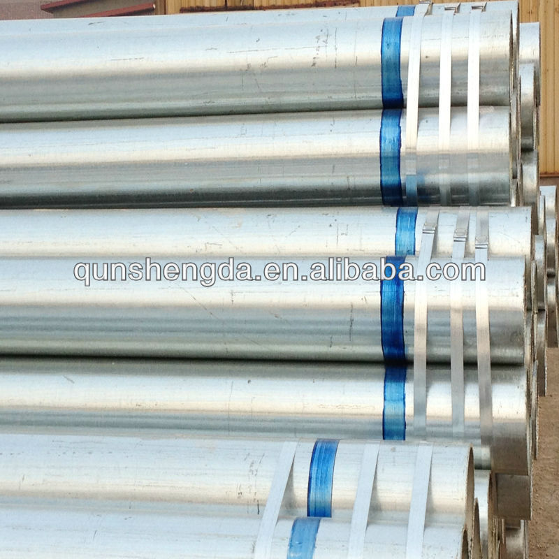 1/2inch-8inch zinc plated steel pipe manufacture
