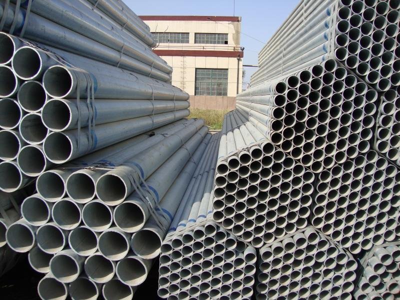 Black & Galvanised steel pipes