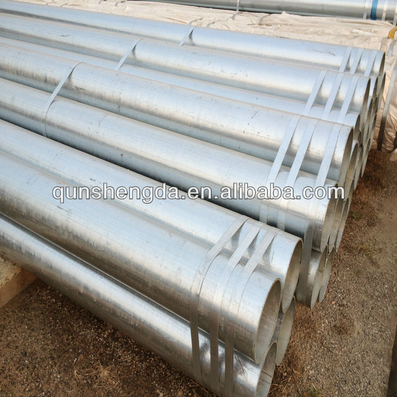 ERW Galvanized Steel Tubes Q235