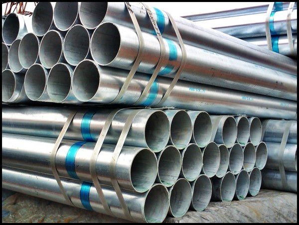 pre-galvanized hot rolled steel pipe for fluid delivery