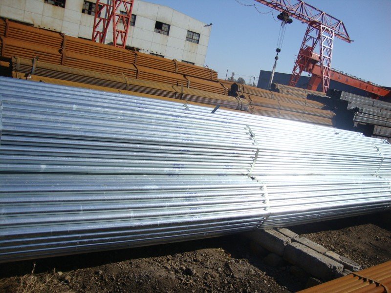 CONSTRUCTION GALVANIZED STEEL PIPES
