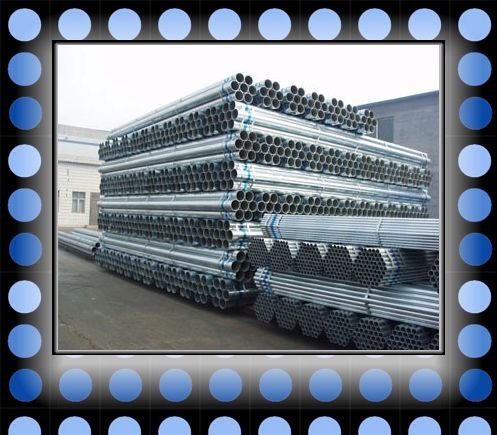 Galvanized pipe/tubing for scaffolding use
