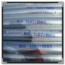 quality Tensile galvanized tubes