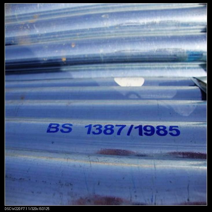 BS 1387 Hot Dipped Galvanized Steel Pipe