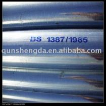 BS 1387/ 1985 Hot Dipped Galvanized Steel Pipe