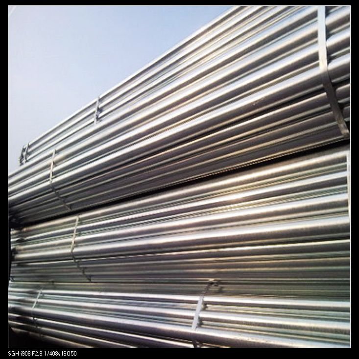 galvanized steel pipe with thread and coupling