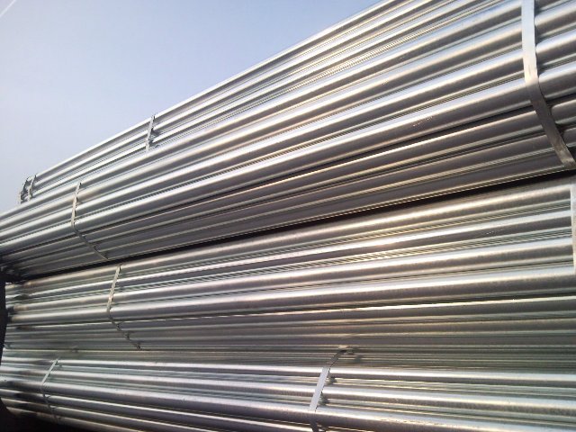 tianjin hot galvanizing steel pipe for gas delivery