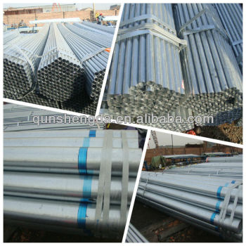 Silver ASTM Galvanized Steel Pipes