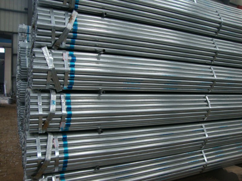 China Galvanized steel pipe/round tube