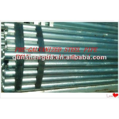 Pre-Galvanized Steel Pipe For Water