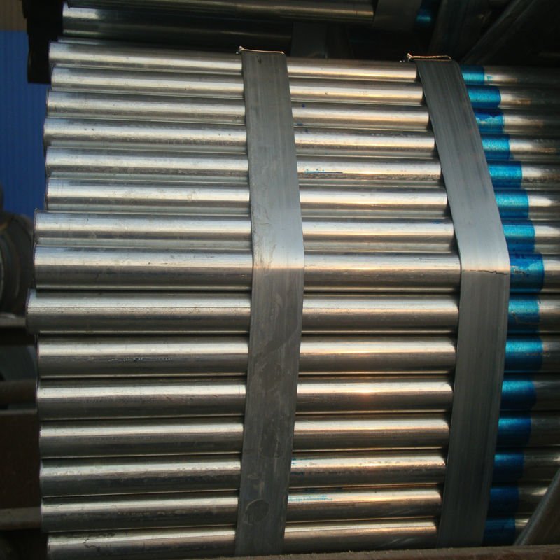 galvanized steel pipe(with thread and socket)