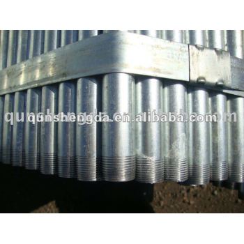 emt galvanized conduit with threading end