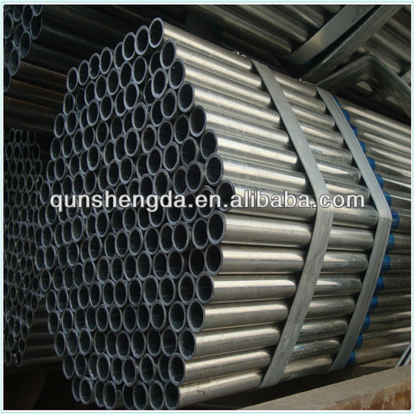 HR galvanized thin wall steel tube