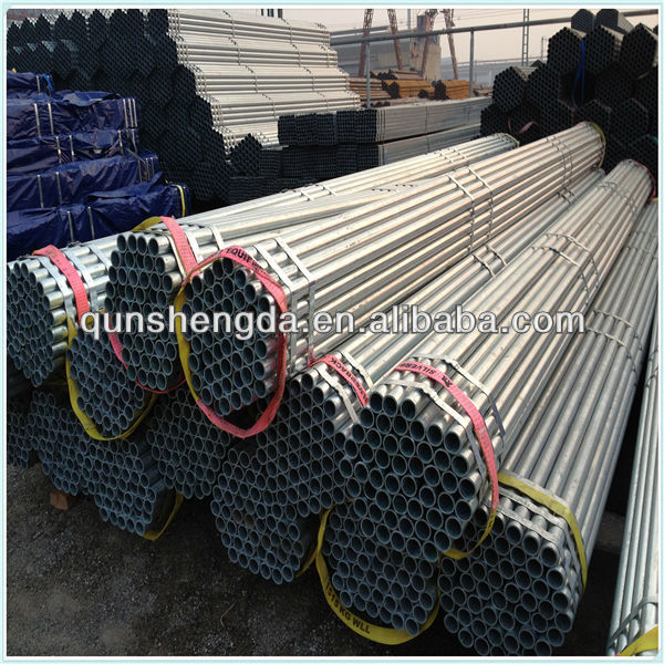 Q195/Q345hot dipped pipe for liquid delivery