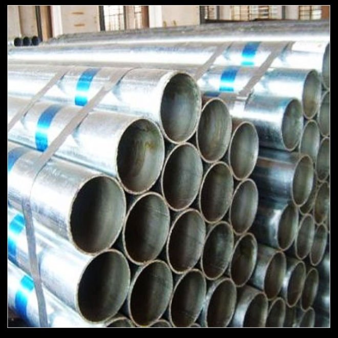 tianjin hot galvanizing steel pipe for gas transport