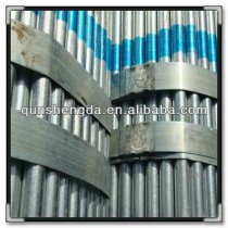 qualified Hot dipped gi steel tube&pipe with threading and coupling