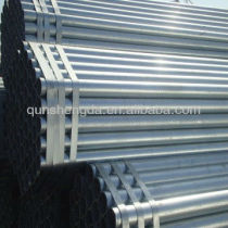 qualified Hot dip gi steel pipe with threading and coupling
