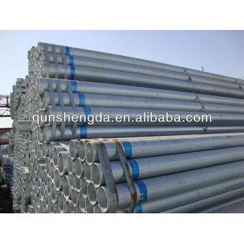 tianjin hot GI steel pipe for transport gas