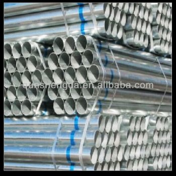 Hot dipped galvanized steel pipe in electrical installation