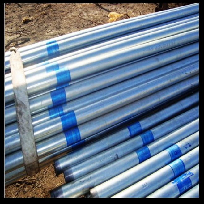 ST35 hot GI pipe for liquid delivery