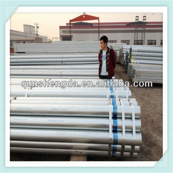BS1387 hot GI pipe for liquid delivery