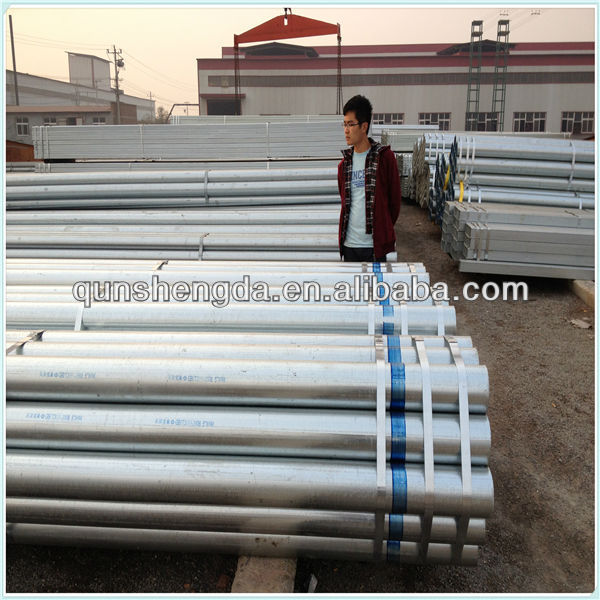 GB galvanized steel pipe for scaffolding