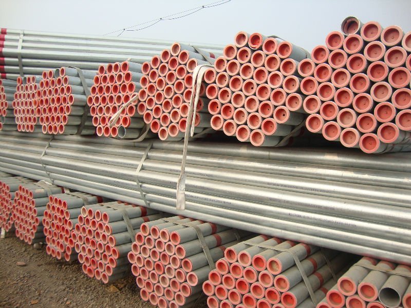 GB hot roll galvanized steel pipe